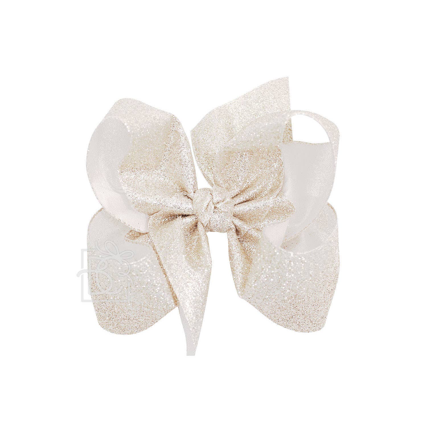 Beyond Creations, LLC - Wholesale Hair Bow - Kids - GLITTER METALLIC BOW ON CLIP39