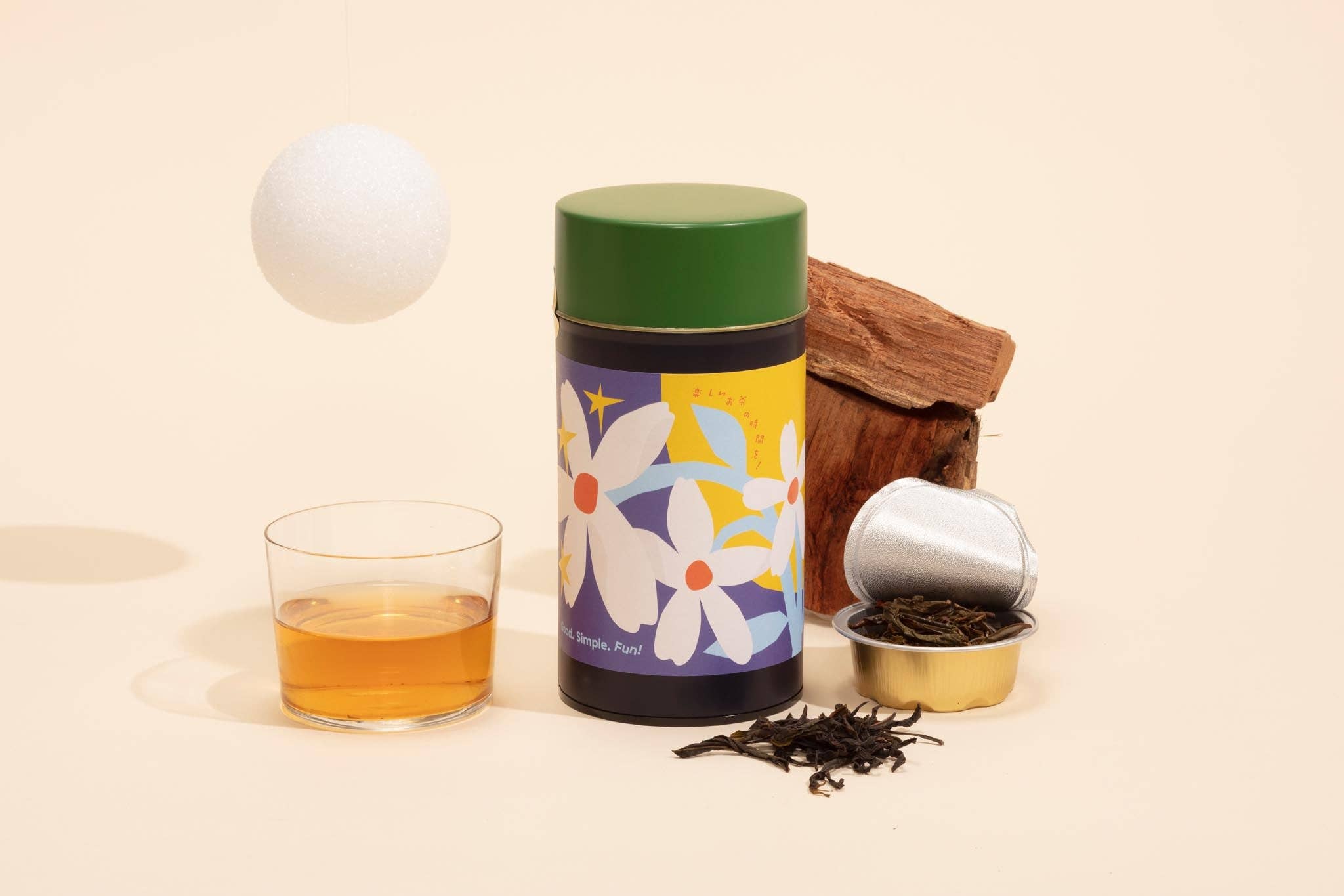 Three Gems Tea – Chá solto por atacado – Oolong de flor da meia-noite (75g)1