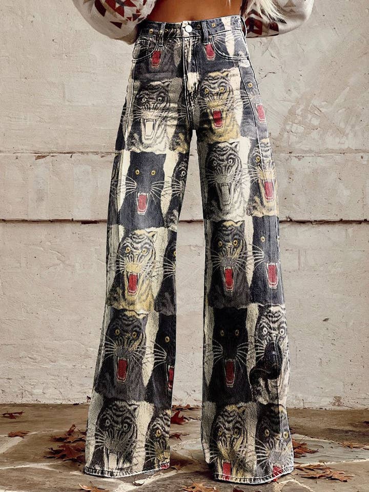 Tourtiwi - Wholesale Pants - Women's - Loose plus size women's casual pants thin trousers wide leg