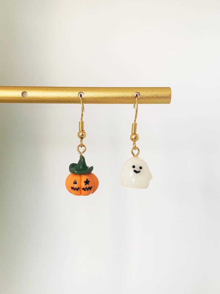 Halloween Ghost och pumpa örhängen för wholesale av HolyGuacamolly