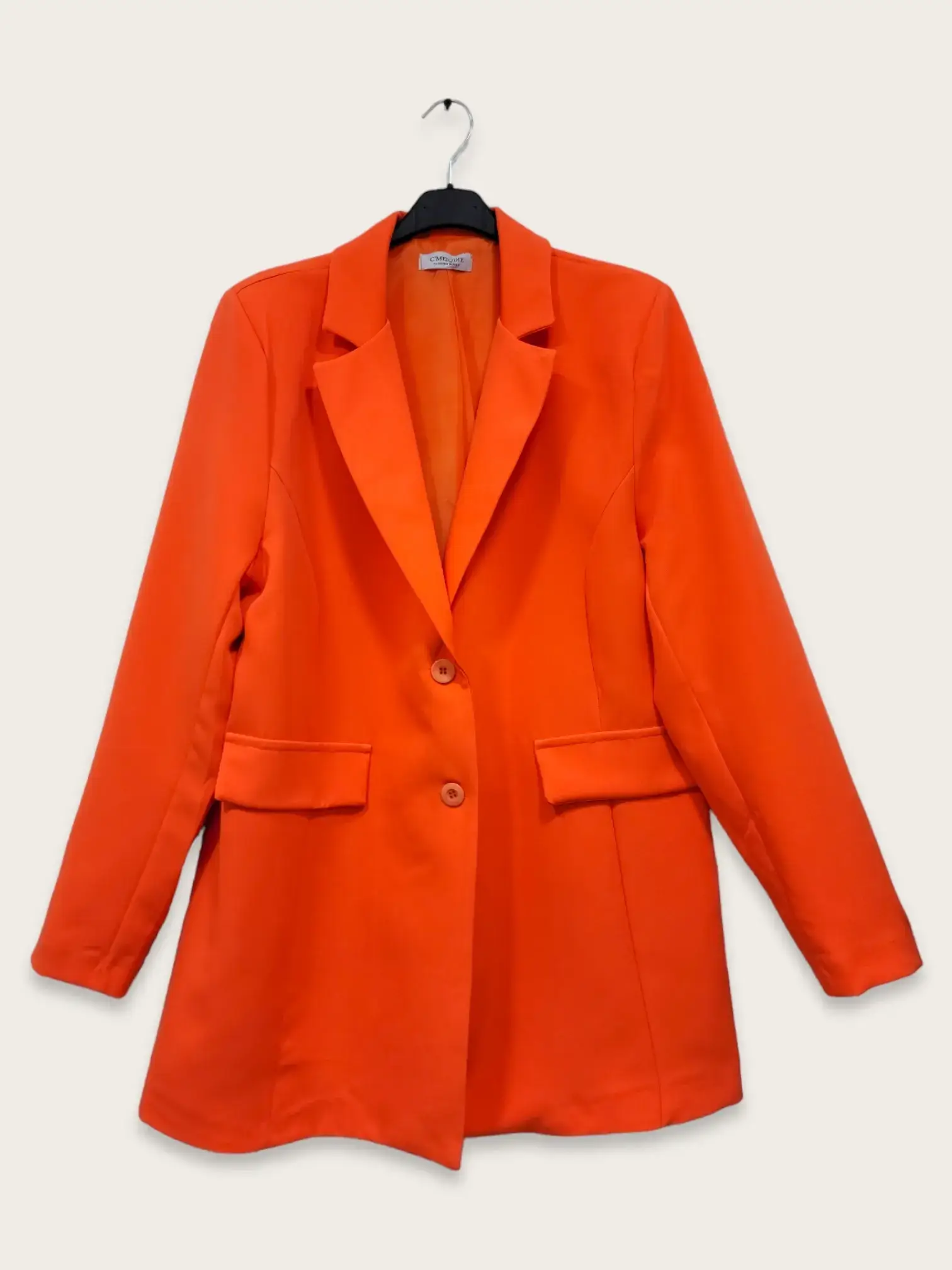 C'MELODIE – Blusão - Mulher por atacado – Tamanho Grande - Casaco feminino elegante com lapela8