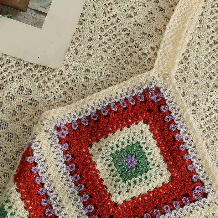 Rosa Clothing - Wholesale Camisole - Women's - Crochet Fringe Camisole Woven tank top10