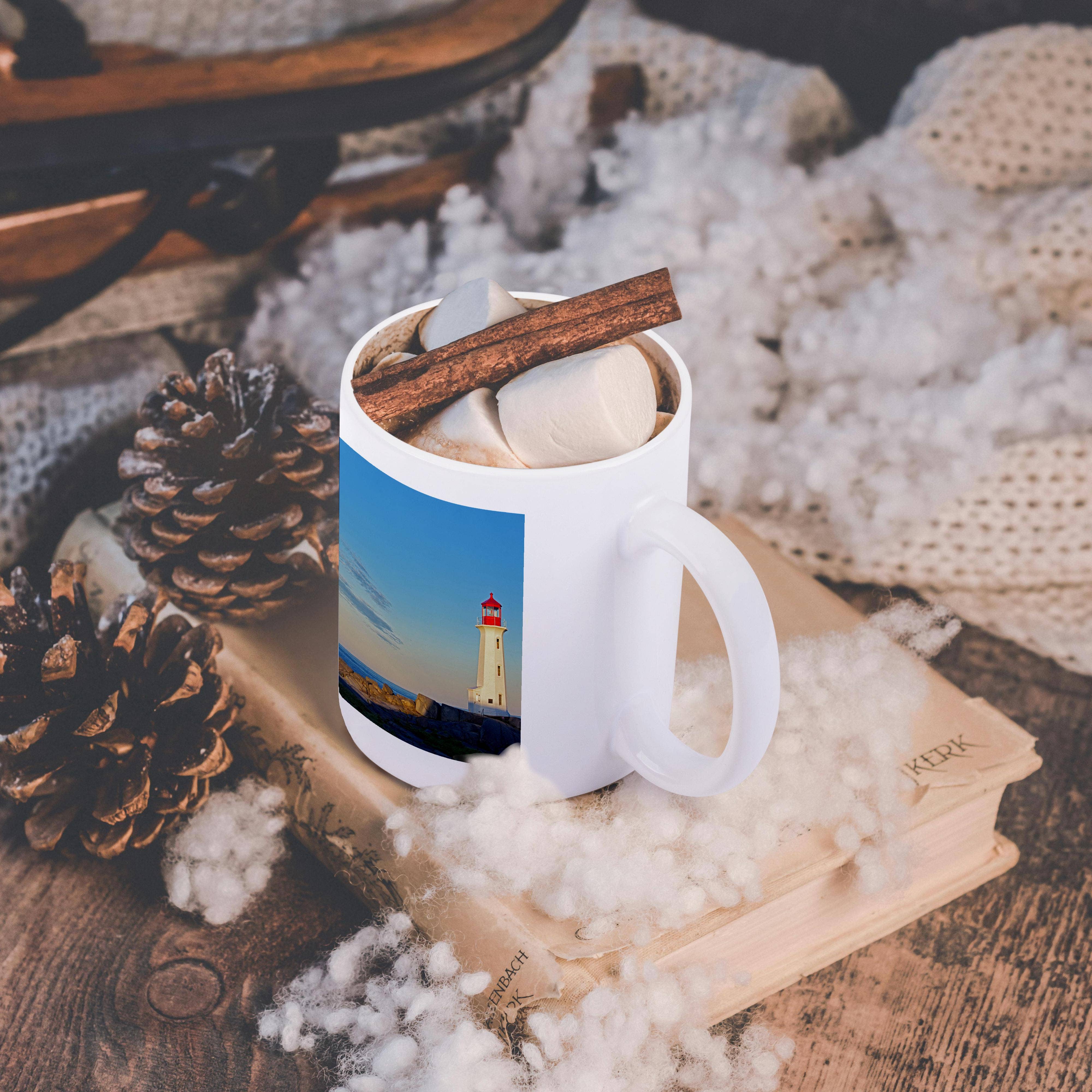 3dRose - Wholesale Coffee Mug - 3dRose, Canada, Nova Scotia. Peggys Cove Lighthouse at dawn., Mug11