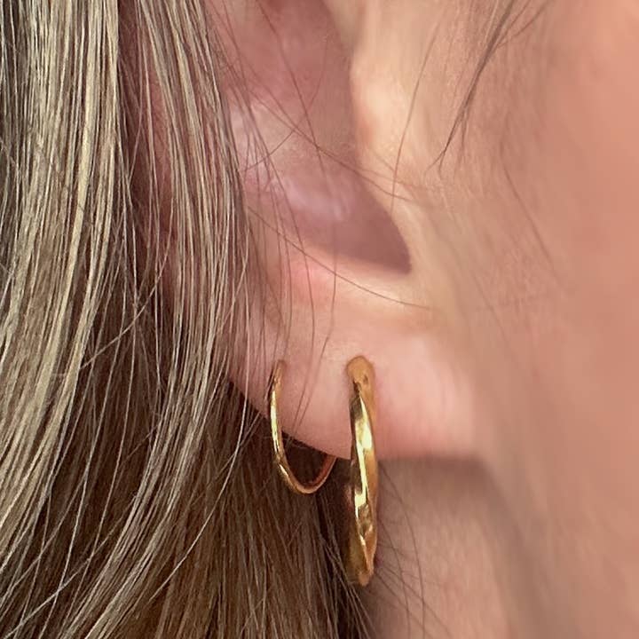 Gold Swirl - Double Twist Earrings for wholesale by Salted Avenue