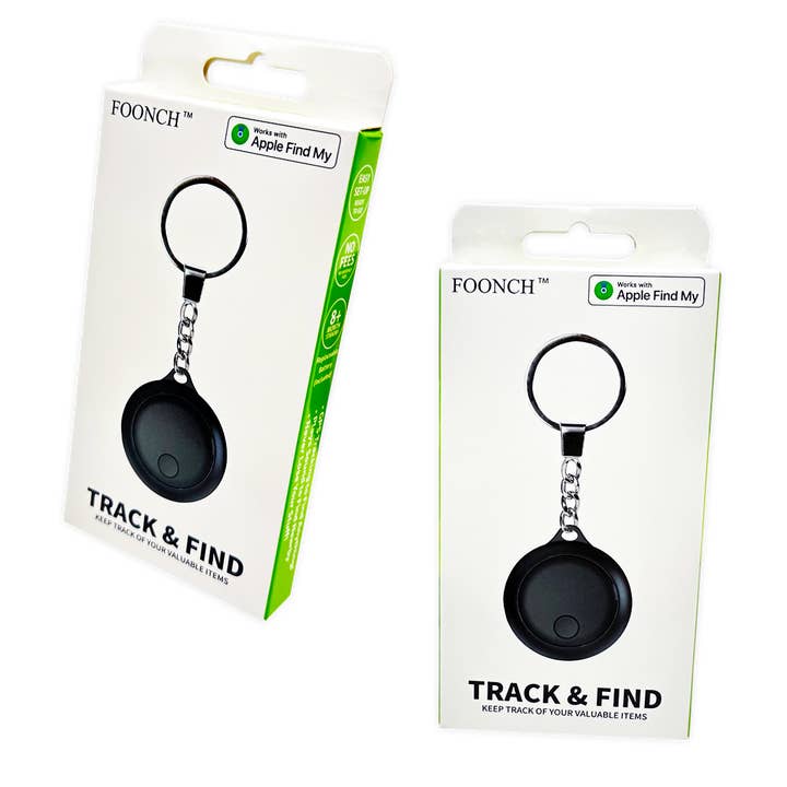 Novelty Brands - Wholesale Retailer Display - Accessories - GPS Tracker Tag Key Chain Apple Find My™ Compatible Display2