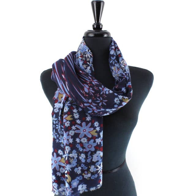 Pretty Persuasions - Wholesale Scarf - Women's - S25211 Lightweight Printed Scarf11