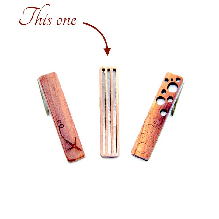 Wood Tie Clip - Radio for wholesale by Wood Leon