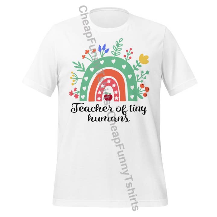 Camiseta unisex de profesor de pequeños humanos para venta al por mayor de Black and Gifted LLC