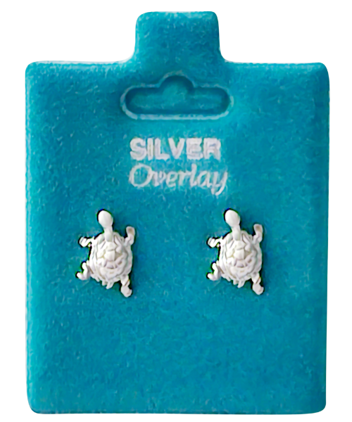 New England Gold Inc. - Wholesale Stud/Post Earrings - Made In USA Sea Turtles Earrings Gold or Silver 0