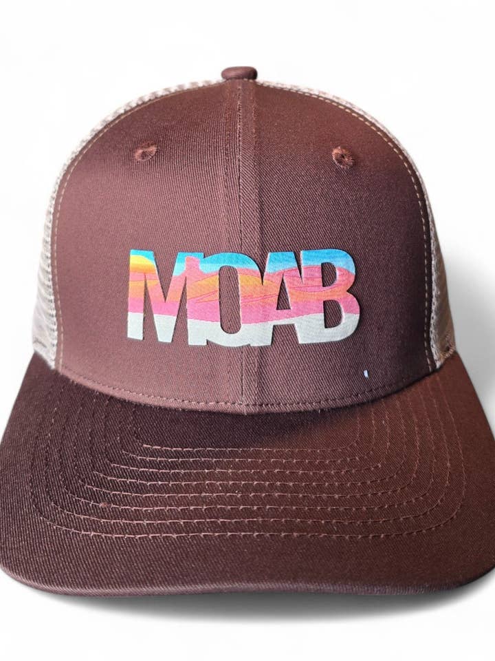 Moab Utah National Park Trucker Hat - Hiking Adventure Cap for wholesale by Moove Headwear