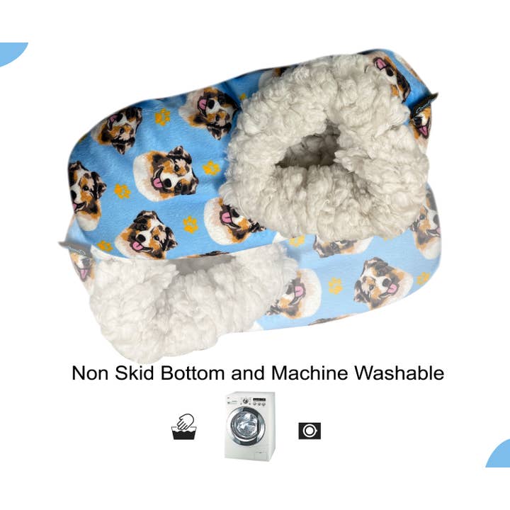 E&S Pets – Engroshandel Slippers - Dame – Australske Shepherd Tøfler4