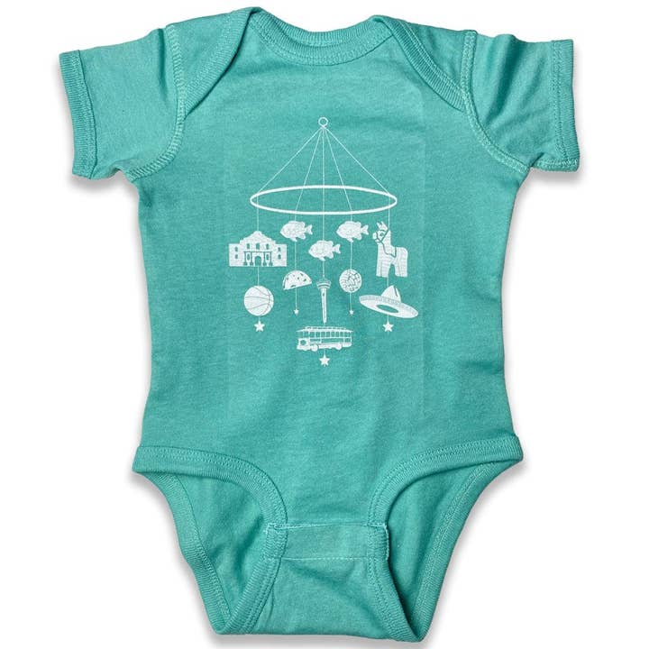 Puro San Antonio Mobile Onesie for wholesale by BarbacoApparel