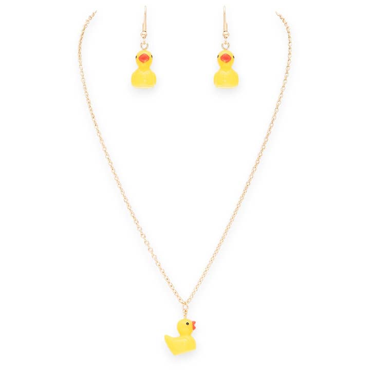 Artini Accessories - Wholesale Pendant/Charm Necklace - Iconic Duckling Pendant Necklace Set1