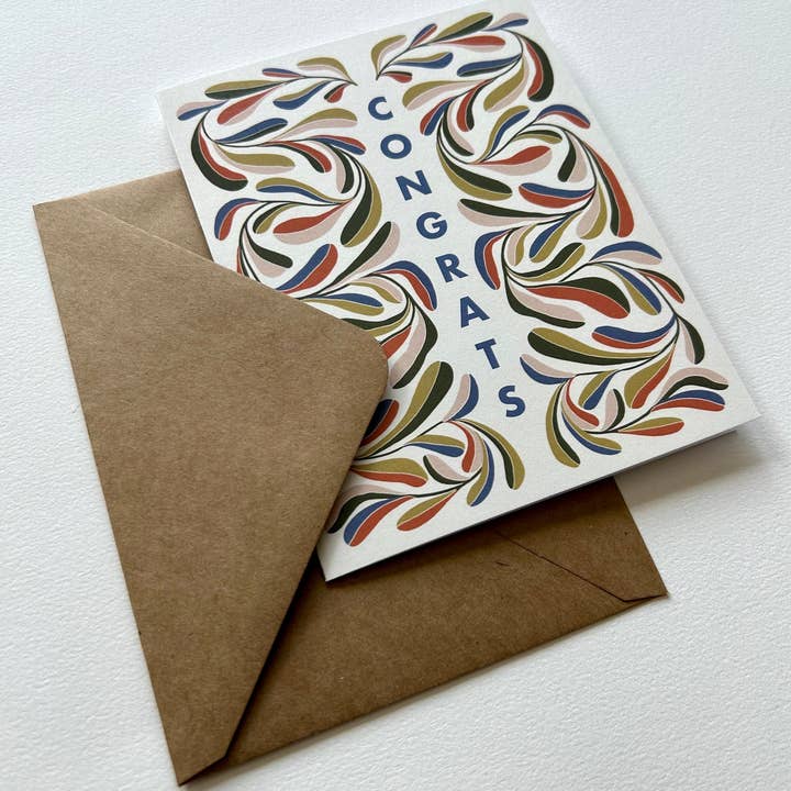 Chelsea Calkins Design - Wholesale Congratulations Card - Congrats Card