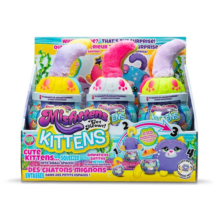 Misfittens Kittens (Fishbowl) Assortment for wholesale by Basic Fun! UK