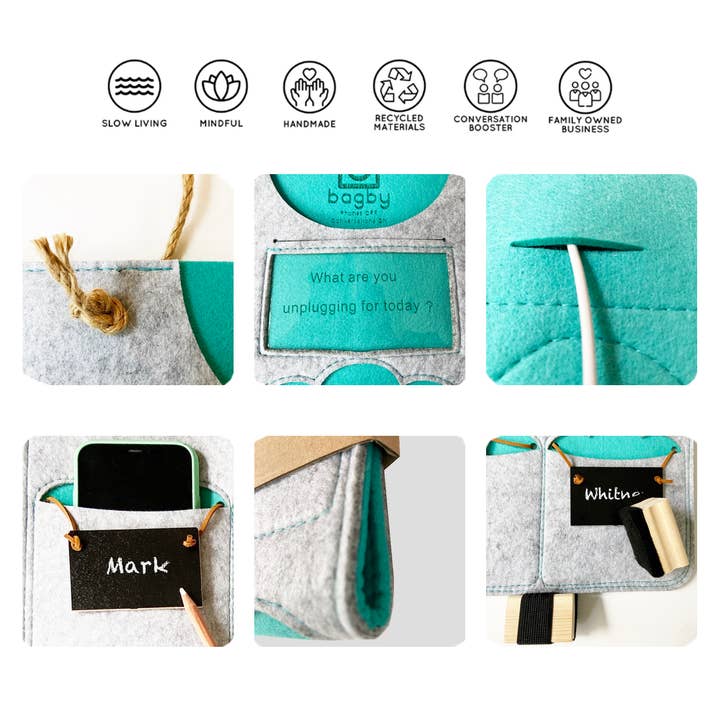 Bagby - Wholesale Phone/Tablet Stand - Bagby Social - Mindful MultiPocket Phone Holder (4 Pockets)9