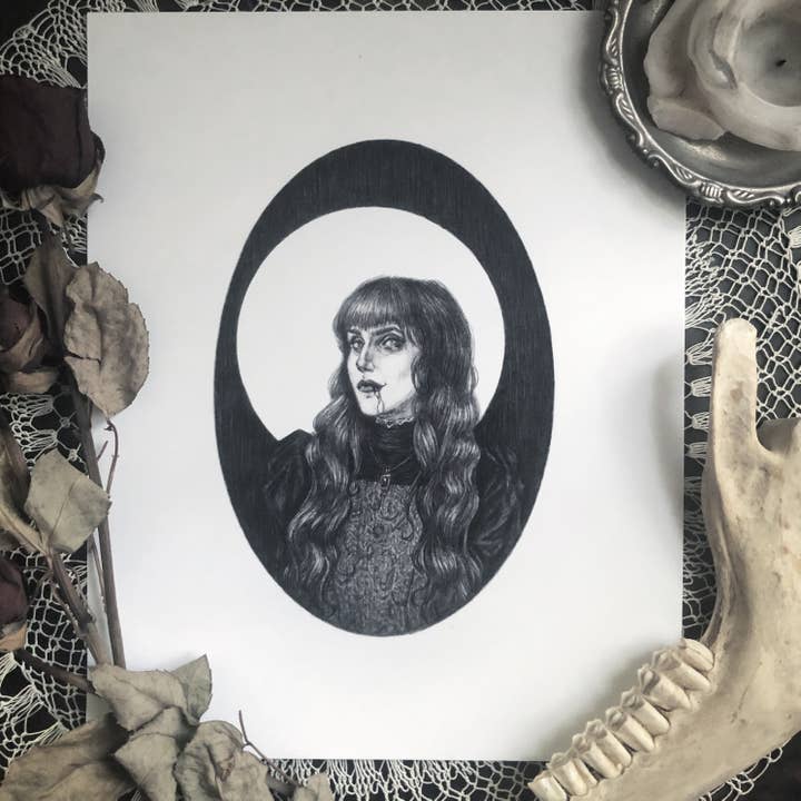 Caitlin McCarthy Art - Wholesale Art Print - Nadja Fine Art Print - What We Do in the Shadows