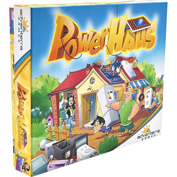 Jeu de société Powerhaus sur la conservation de l'énergie pour les 7 ans et plus pour la vente par GEOMAGWORLD USA