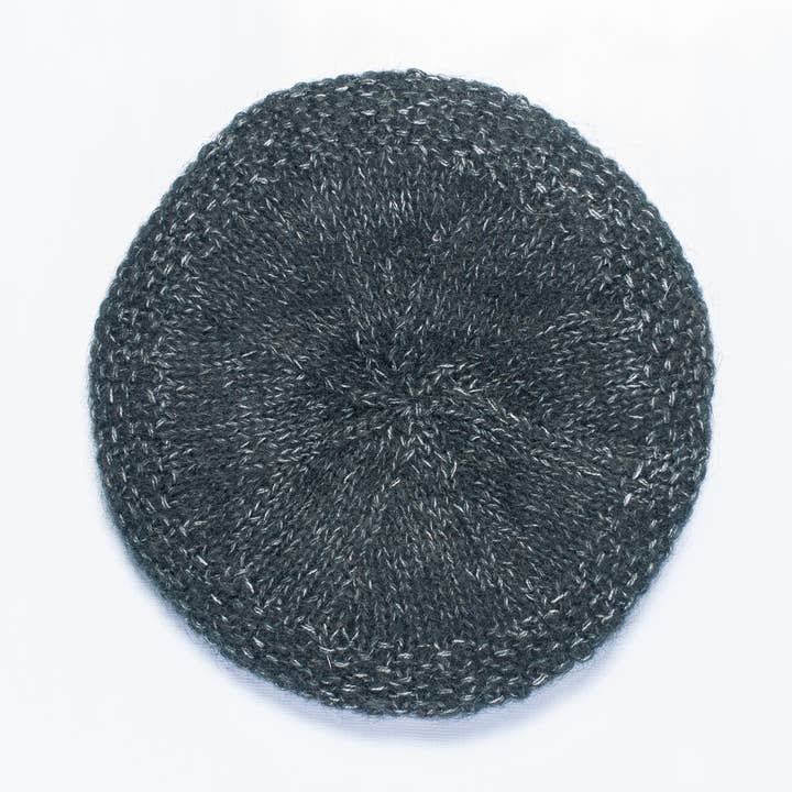 Baret van Mohair Moss voor wholesale door PadmaKnits