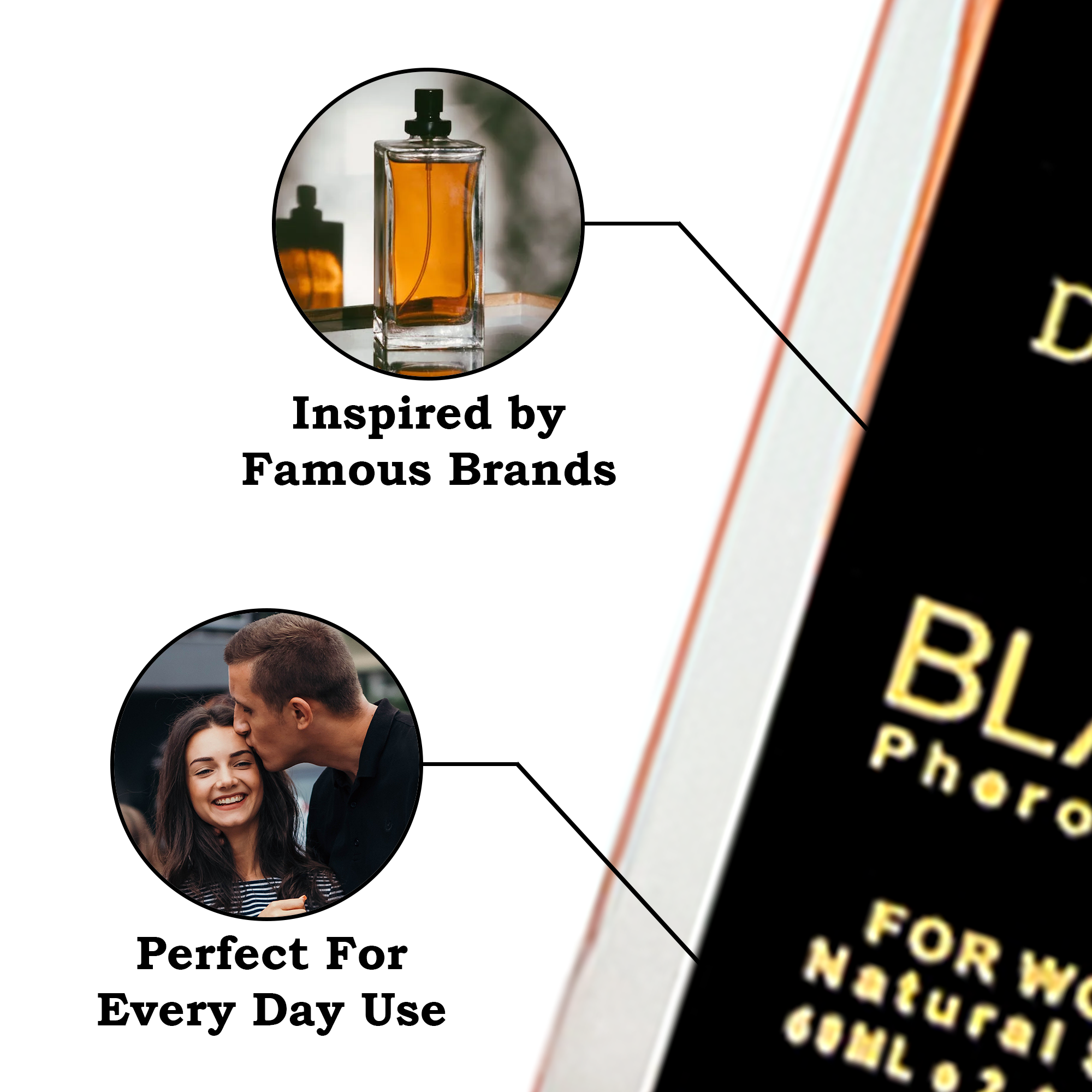 Daspar - Wholesale Perfume/Eau de Toilette - DASPAR BLACK WOMEN PERFUME WITH PHEROMONES 2.02 OZ6