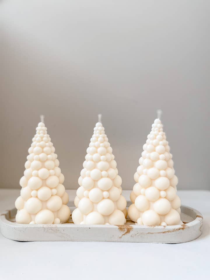 Julgranbubbelstearinljus för wholesale av Maven Creations