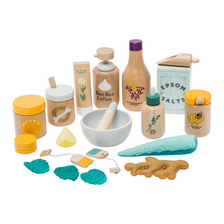 WOODEN TOY - NATURAL HEALER KIT for wholesale by Make Me Iconic