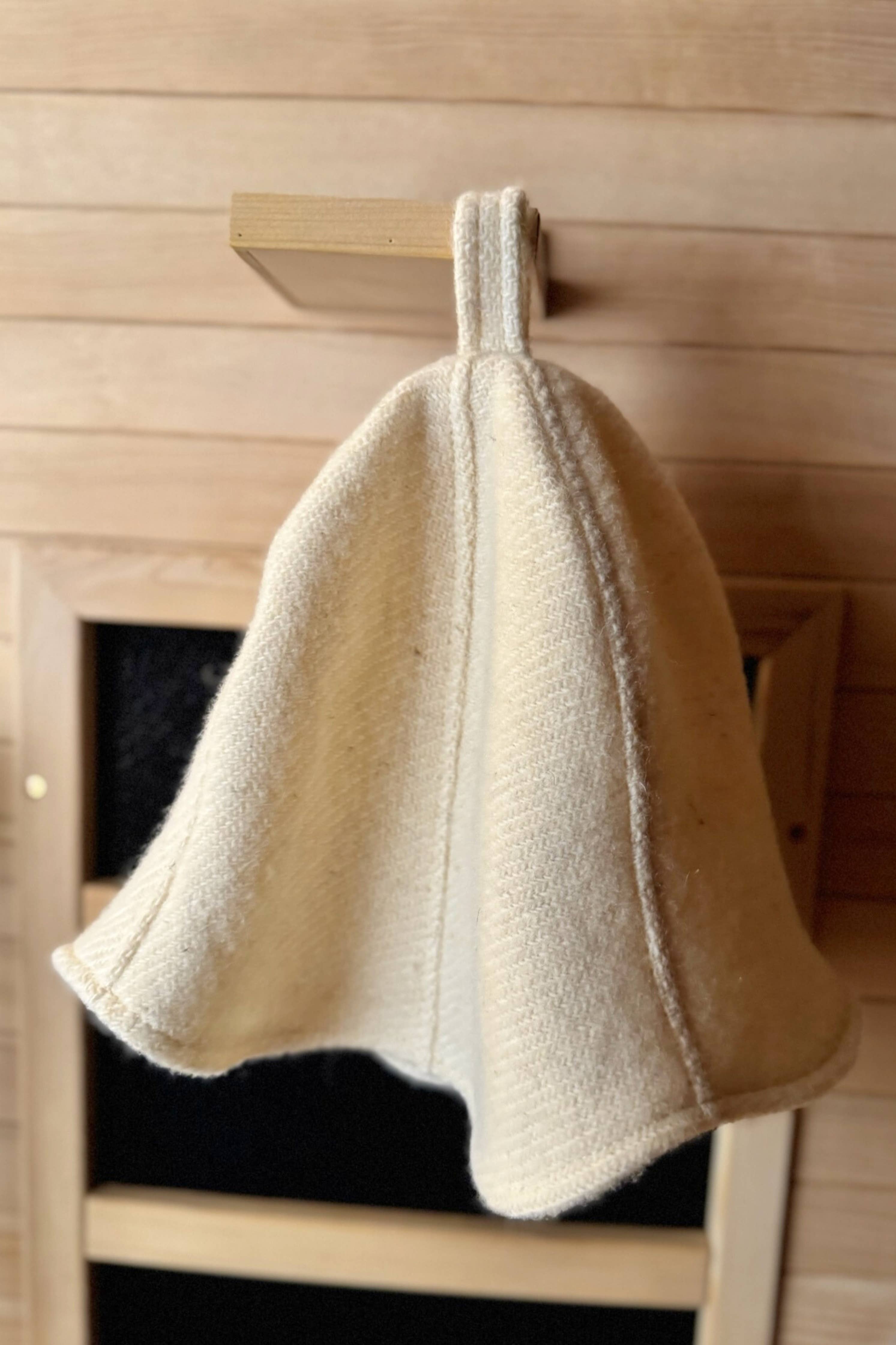 SteMargScot - Wholesale Spa headband - Pure Canadian Wool Sauna Hat