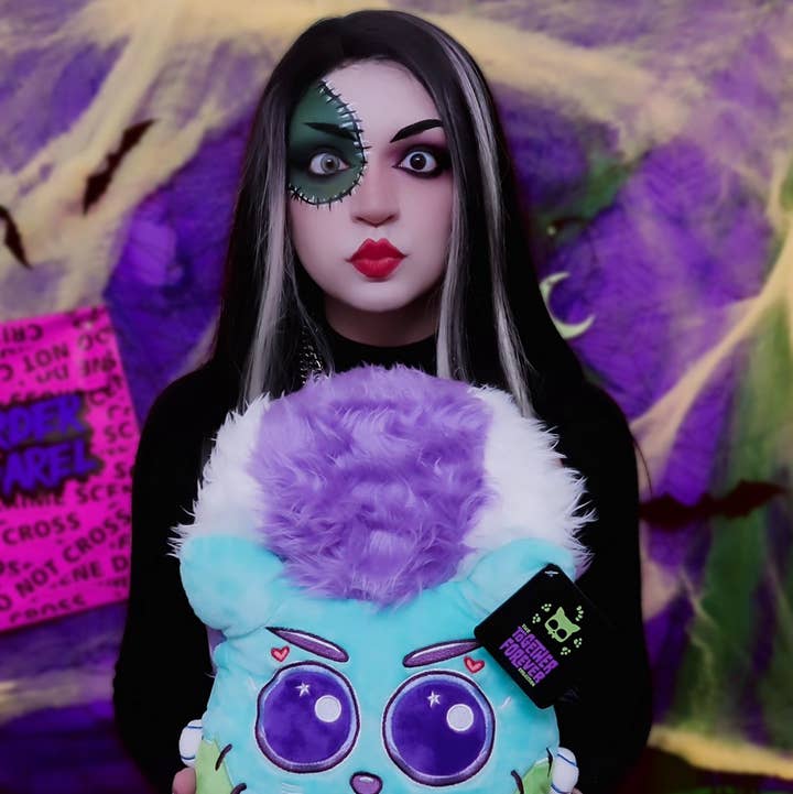 Bride of Frankenstein Pillow Plushies for wholesale by Squaredy Cats