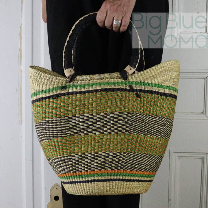 Big Blue Moma - Wholesale Grocery/Shopping Bag - U Shopper Large - Traditional Palette31