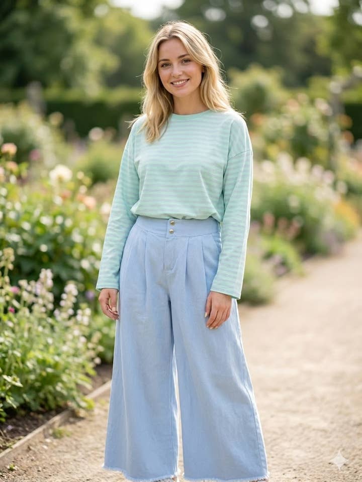 T-shirt med løse ærmer for engroshandel hos VICTORIA&ISAAC