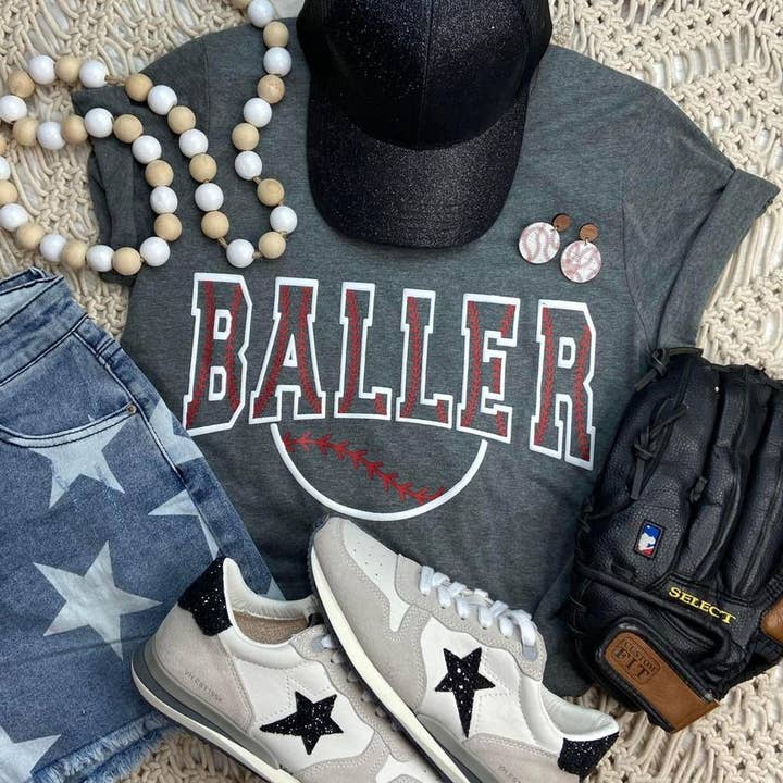 Trendy Transfers - Wholesale Sublimation Transfer - Baseball Baller PUFF Screen Print Heat Transfer1