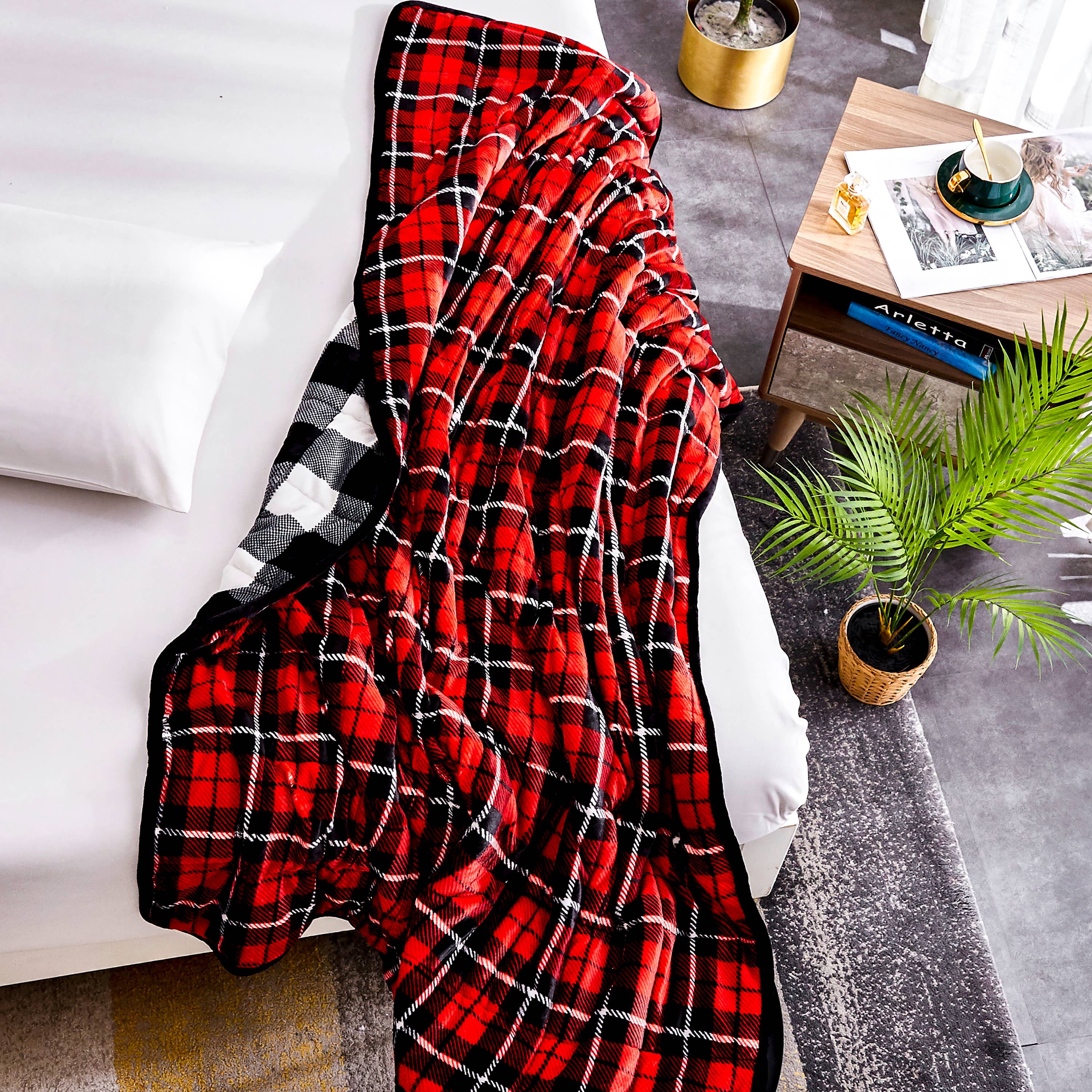 Sutton Home Fashions LLC – Manta para sofá por atacado – Cobertor Ponderado de Veludo a Veludo Dreamnest41