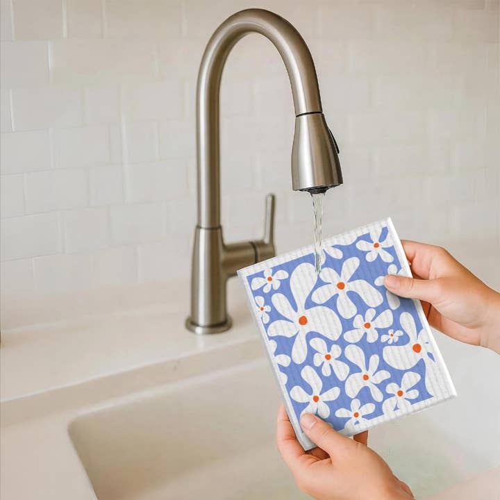 Naturbedacht - Wholesale Dishcloth - Sponge cloth - Flowers - No. 54