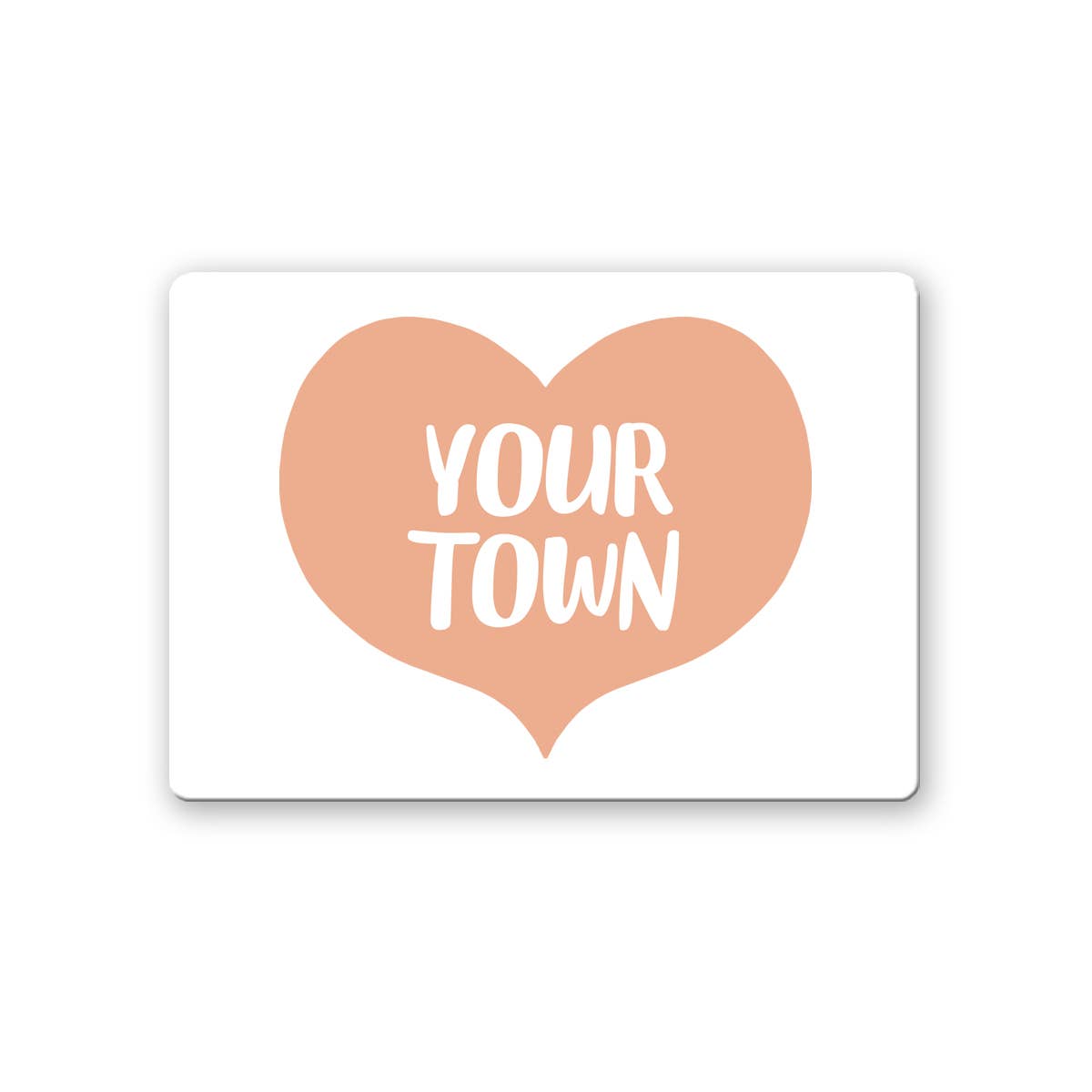 Rock Scissor Paper - Wholesale Magnet - Personalized City Magnet - Big Heart10