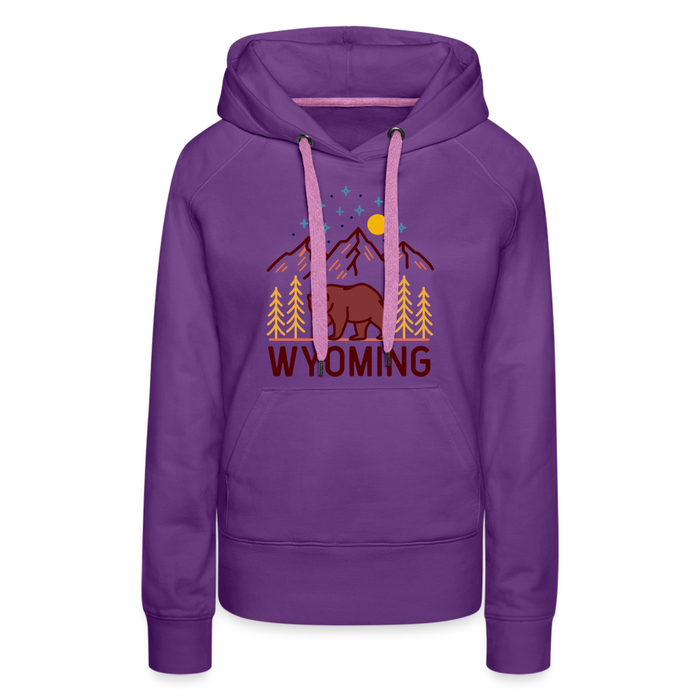 Hey Mountains - Wholesale Hoodie - Women's - Premium Women's Wyoming Hoodie4