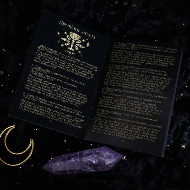 Moonstruck Crystals - Wholesale Tarot Cards - GOLD Crystalstruck Tarot© Card Deck