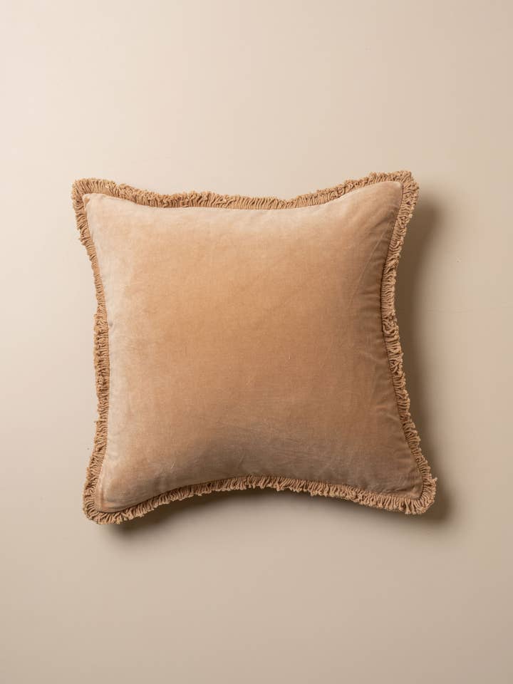 Velvet Square Pillow | Truffle for wholesale by Saardé