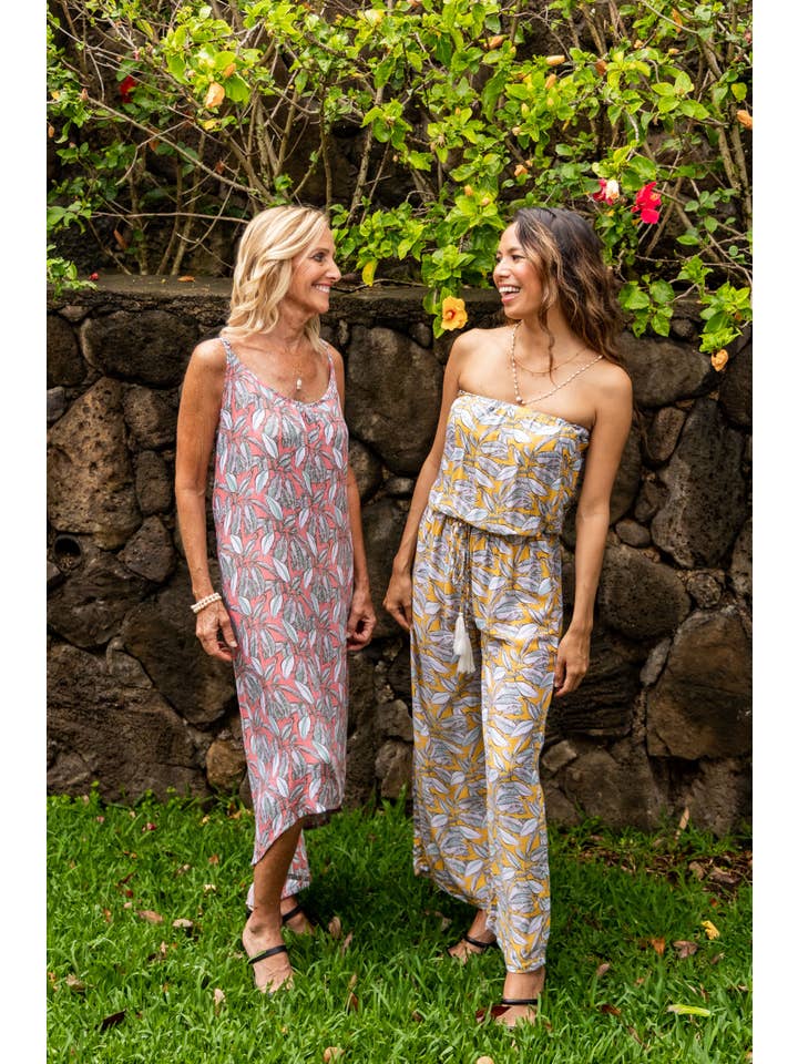 Lani Lau Hawaii - Wholesale Jumpsuit - Women's - Plumeria Holo Romper