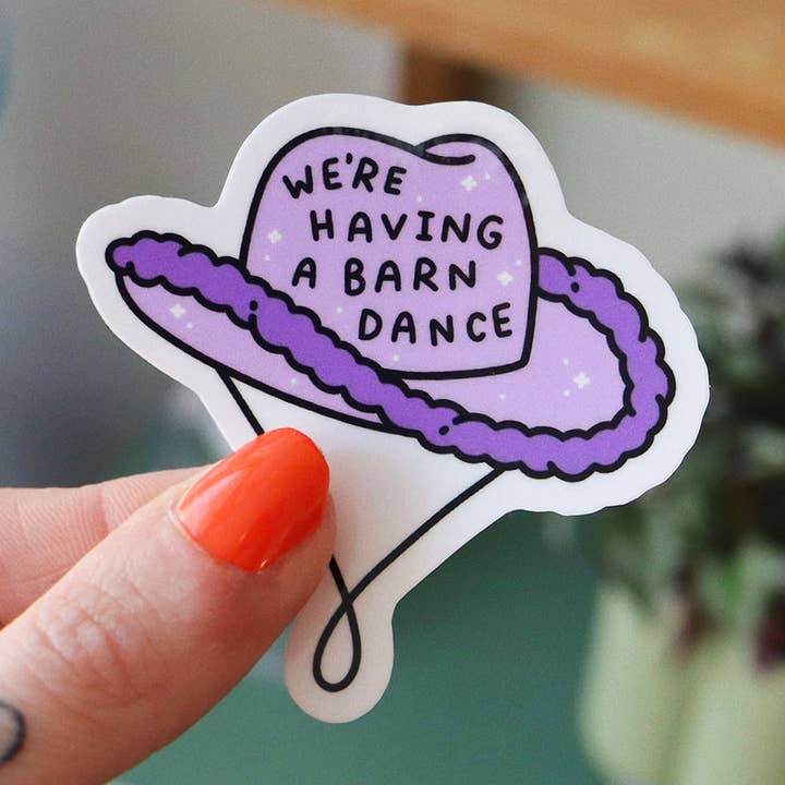 HeyHunsItsNicole – wholesale Sticker – Barn Dance | Glossy Vinyl Sticker0