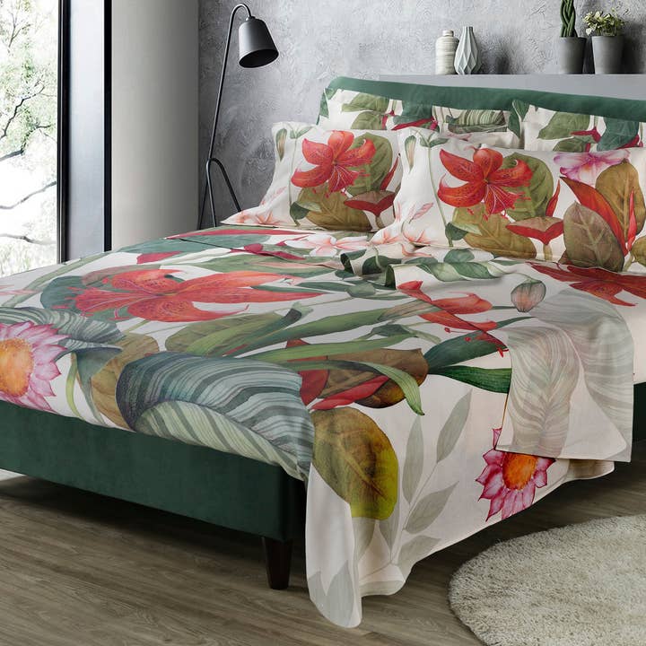 Sengesæt «Bali» 100% Fremstillet i Italien for engroshandel hos The Napking