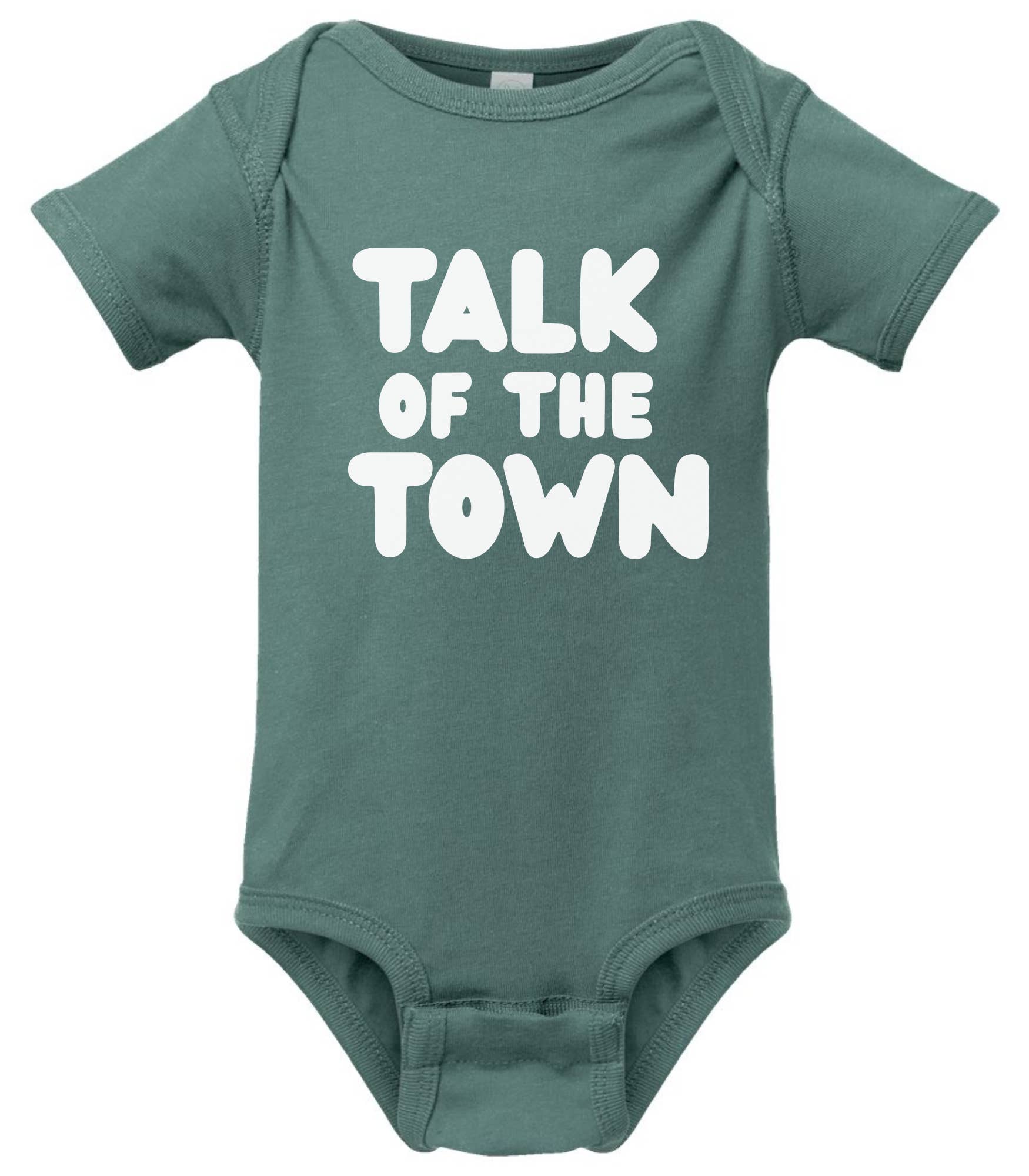 Arlo.Hendrix LLC - Wholesale Bodysuit (Non-Footed) - Baby - Talk Of The Town |New Baby Onesie | Baby Shower Onesie Gift