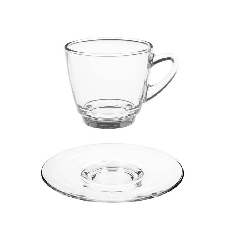 Tavalon Tea - Wholesale Tea Set - Clear Cup & Saucer1