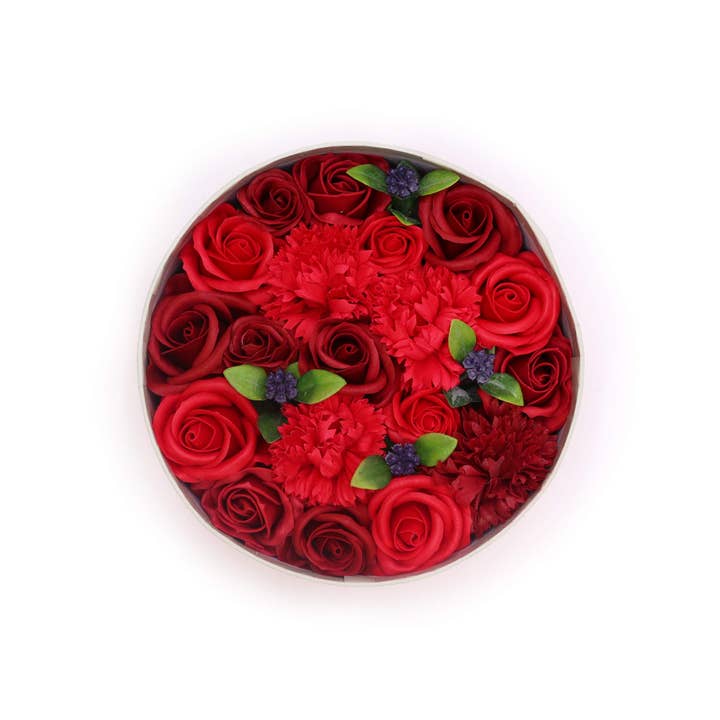AW Artisan – wholesale Duschtvål – Herr – Rund låda - klassiska röda rosor