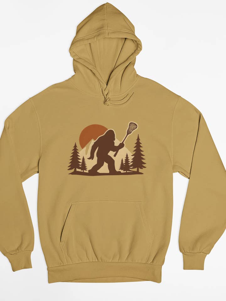 Sweat à capuche en polaire LAXsquatch pour la vente par reLAX Wear