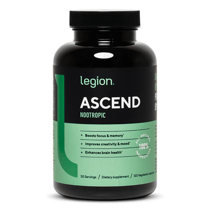 Legion Athletics, Inc. - Wholesale Oral Supplement/Vitamin - Legion Athletics Ascend Nootropic - 30 Serv