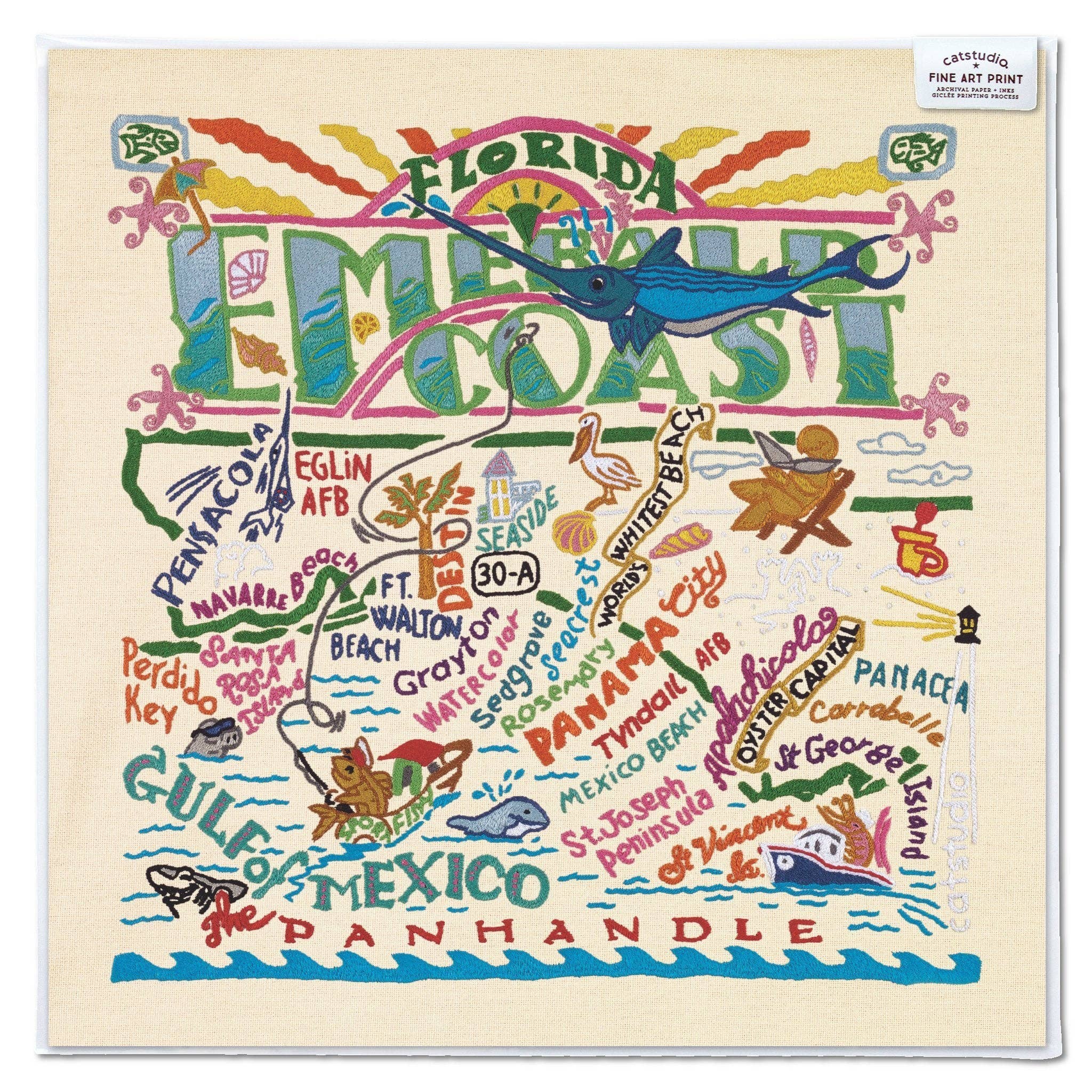 catstudio - Wholesale Art Print - Emerald Coast Fine Art Print2