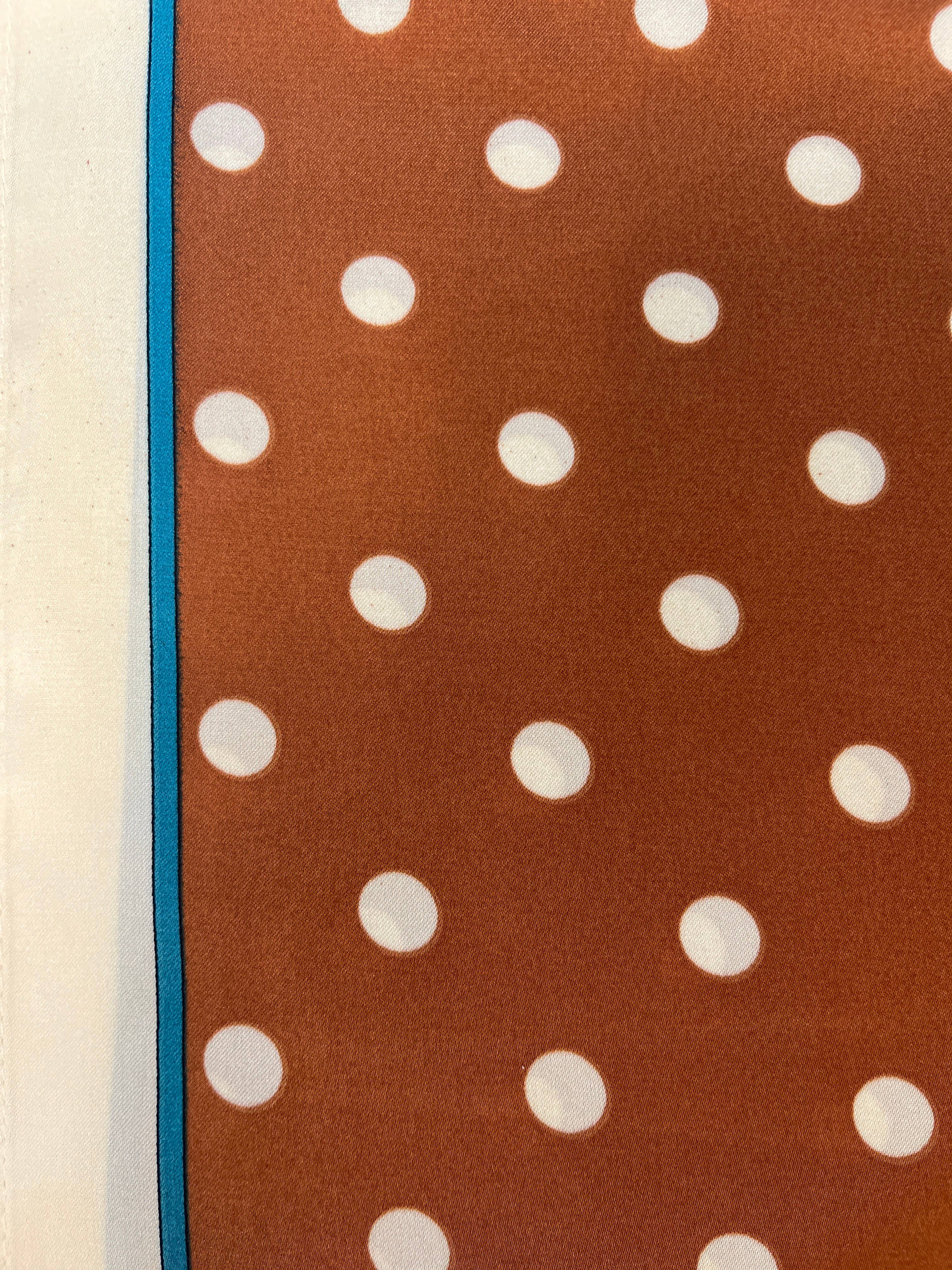 German Fuentes Handbags - Wholesale Scarf - Women's - YF08-C92 SQUARE POLKA DOT SCARVES 3