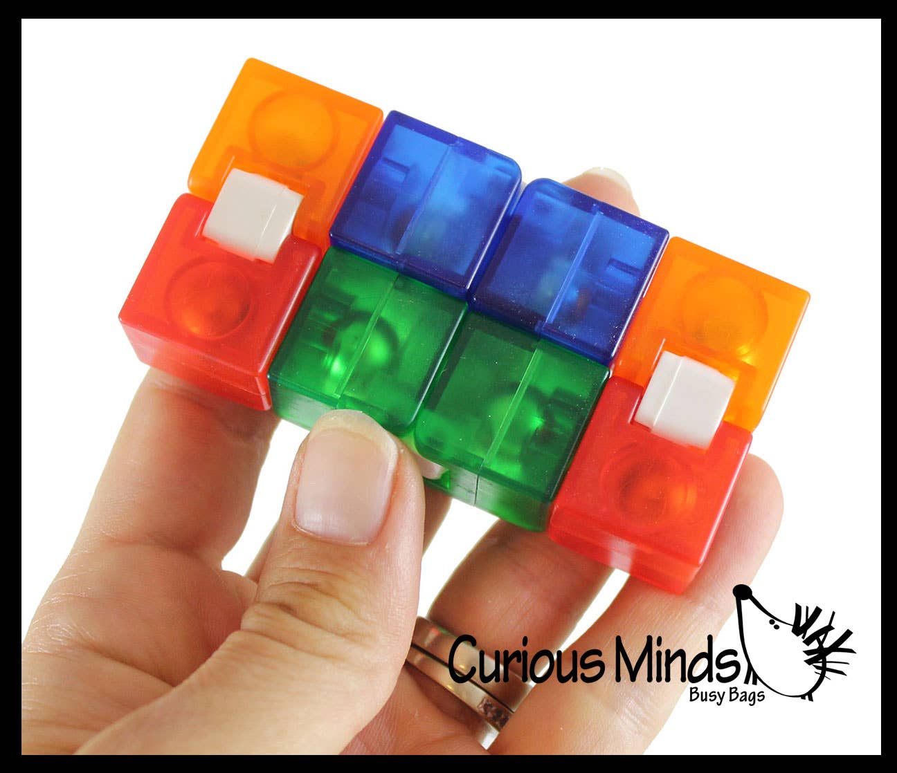 Curious Minds Toys - Wholesale Fidget Toy - Kids - 1 Heavy Infinity Cube - Magic Endless Folding Fidget Toy -5