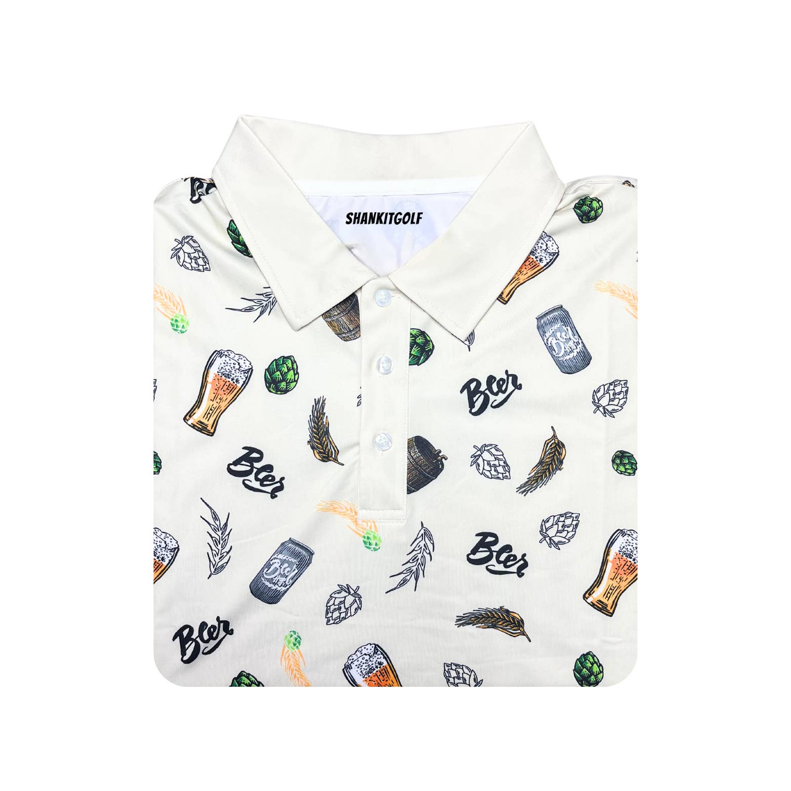 Shank It Golf - Wholesale Polo – Men’s - Beer Polo 2.0