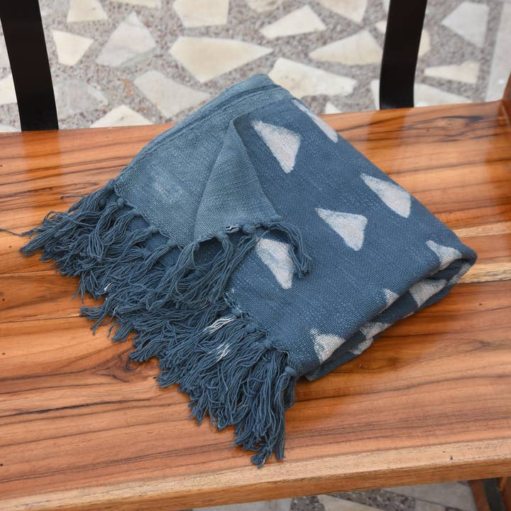 Fabdivine - Wholesale Throw blanket - Stylish Print Natural Cotton Mud Cloth Throw Blanket5
